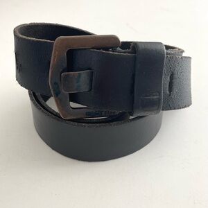 G-Star Raw Vintage Leather Buckle Belt Black size 40